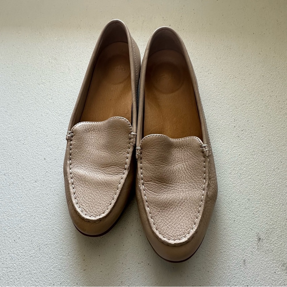 Dansko Women's Cream Loafers - Picture 2 of 5